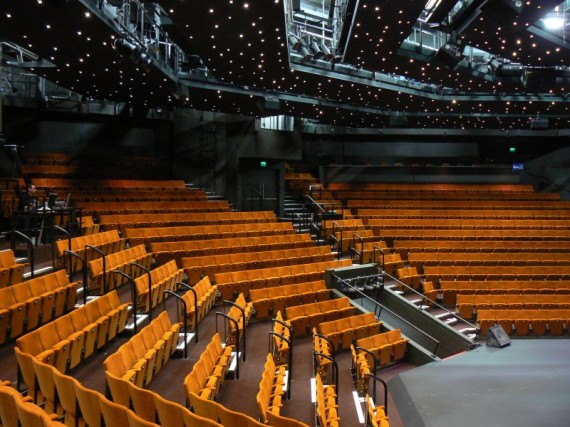 New auditorium seating at The Crucible.