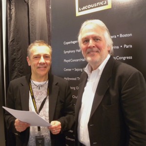 L-ACOUSTICS’ Christian Heil and Britannia Row’s Mike Lowe