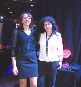 Stephanie Walloner, JB-Lighting; Lotta Schiefer, Wireless Solution.