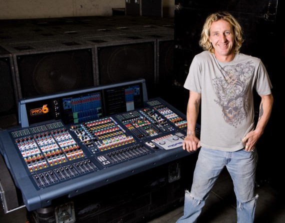 Dave Rat with his new Midas PRO6 console