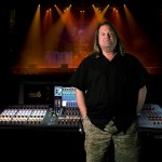 Megadeth’s FOH engineer Doug Short with his Midas PRO6