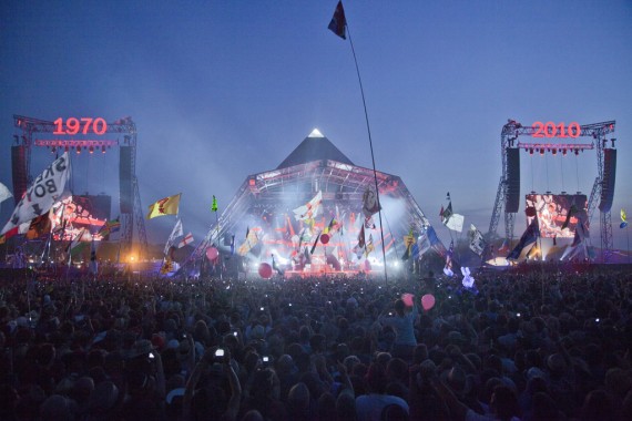 Pyramid Stage Glastonbury 2010