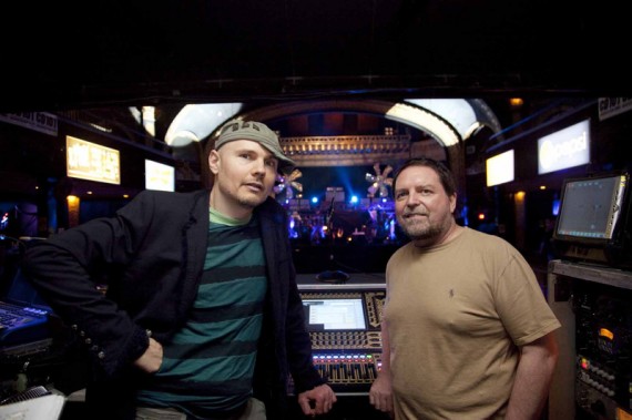 Jon Lemon with Billy Corgan