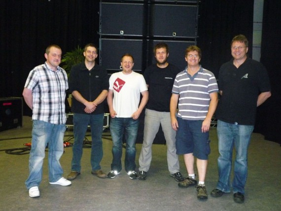  Adlib’s Phil Stoker, Dave Jones, James Neale, Richard Nicholson, Tony Szabo, Dave Kay