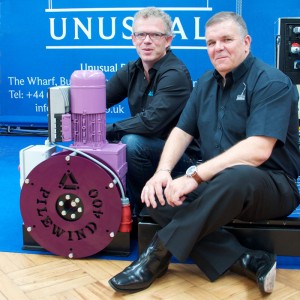  Denis Bramhall and Michiel van der Zijde at the ABTT show