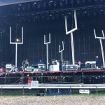 Muse Set under construction at Reading Festival