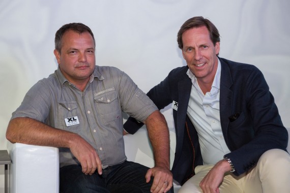 On the left is Rene De Keyzer, new CEO of XL Video Inc., and on the right is XL Video’s global CEO, Lucas Covers. 