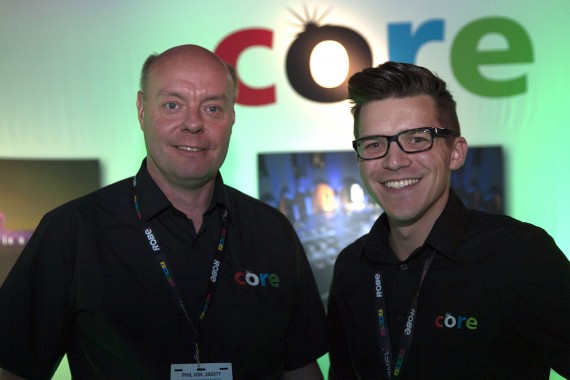 CORE Lighting MD Phil Ion (left) with Martin Lawrence who is running the new North American operation. 